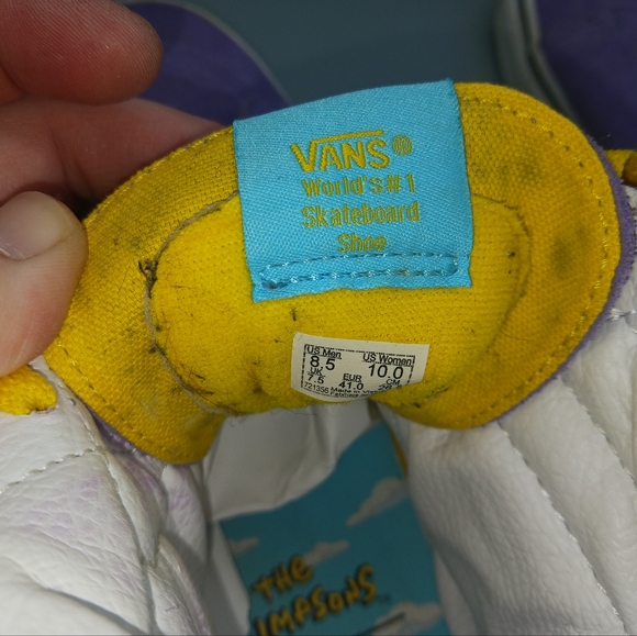 Vans Lisa for President Purple Sneakers The Simpsons - Picture 8 of 11